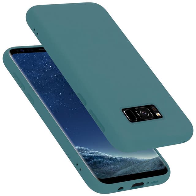 Samsung Galaxy S8 PLUS silikondeksel case (grønn)