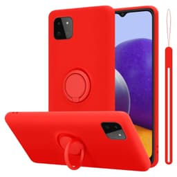 Samsung Galaxy A22 5G Suojakuori Kotelo (Punainen)