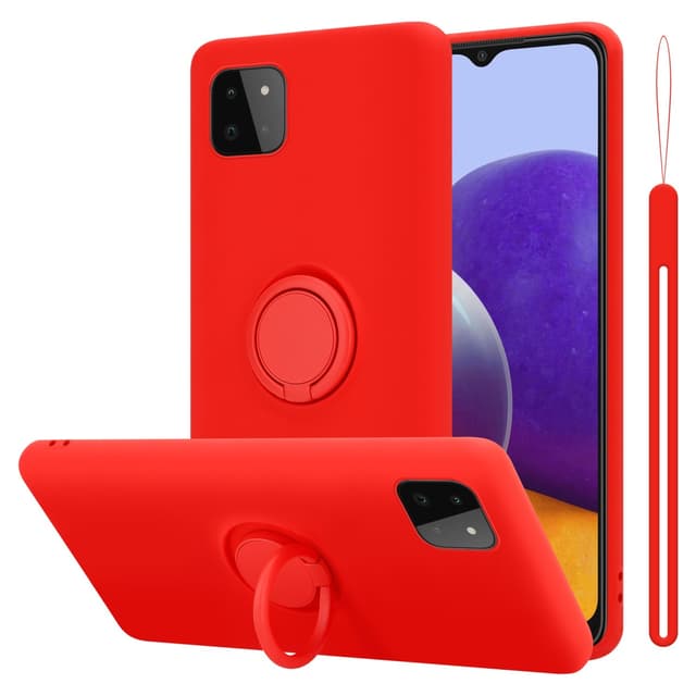 Samsung Galaxy A22 5G Suojakuori Kotelo (Punainen)
