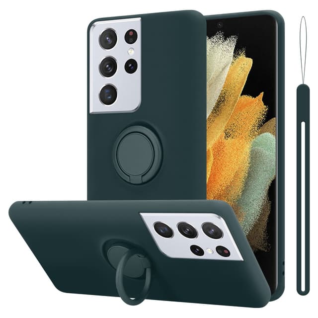 Samsung Galaxy S22 ULTRA Cover Etui Case (Grøn)