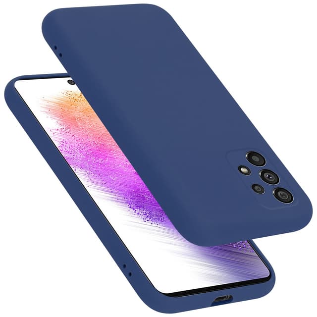 Samsung Galaxy A73 5G Cover Etui Case (Blå)