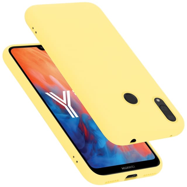 Huawei Y7 2019 / Y7 PRIME 2019 Skal Fodral Case (Gul)