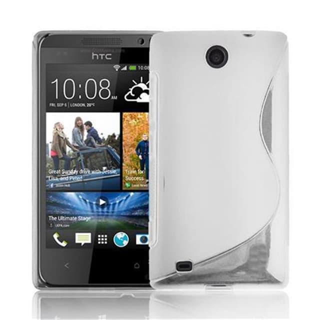 HTC Desire 300 Etui Case Cover (Hvid)