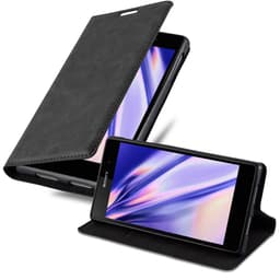 Sony Xperia Z1 Skal Fodral Case (Svart)