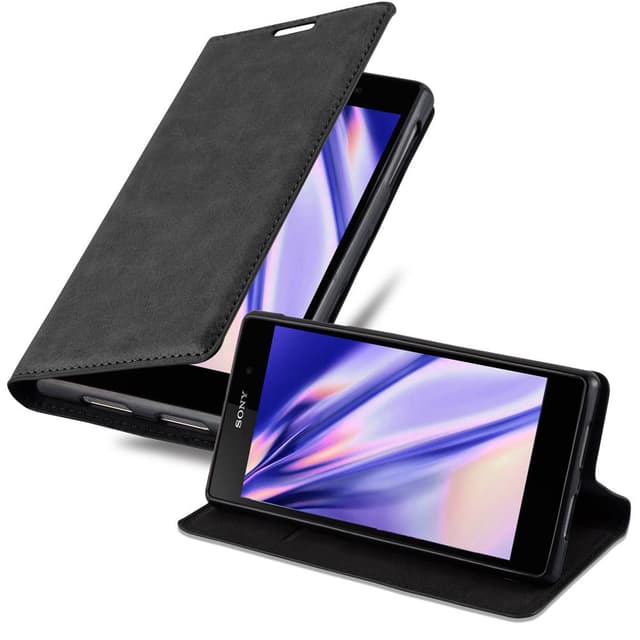 Sony Xperia Z1 Skal Fodral Case (Svart)