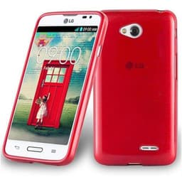 LG L70 (1. SIM) silikondeksel cover (rød)