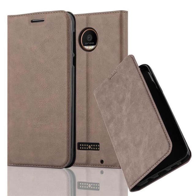 Motorola MOTO Z FORCE Cover Etui Case (Brun)