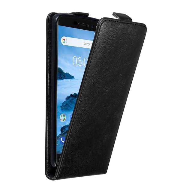 Nokia 6.1 Pungetui Flip Cover (Sort)