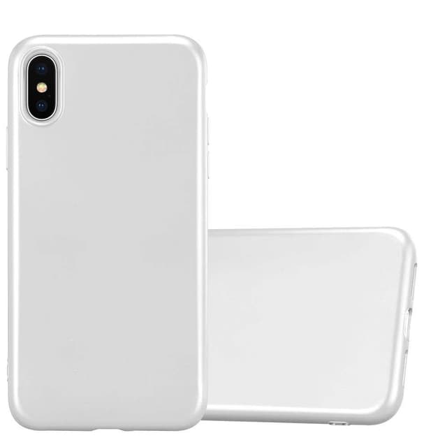 iPhone XS MAX Suojakuori Kotelo (Hopea)