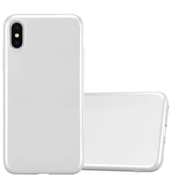 iPhone XS MAX Suojakuori Suojakotelo Case (Hopea)