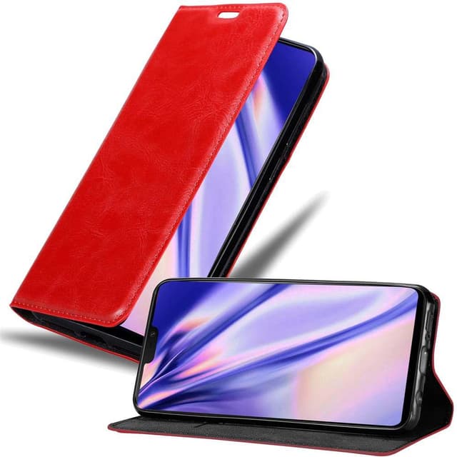 OnePlus 6 lommebokdeksel case (rød)