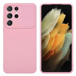 Deksel Samsung Galaxy S21 ULTRA cover (rosa)