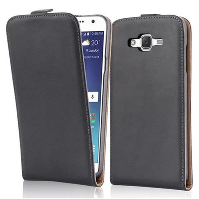 Samsung Galaxy J7 2015 Pungetui Flip Cover (Sort)