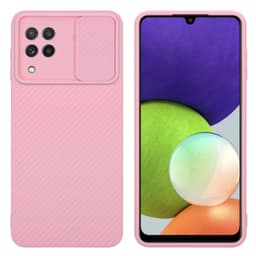 Skal Samsung Galaxy A22 4G Fodral Case (Rosa)