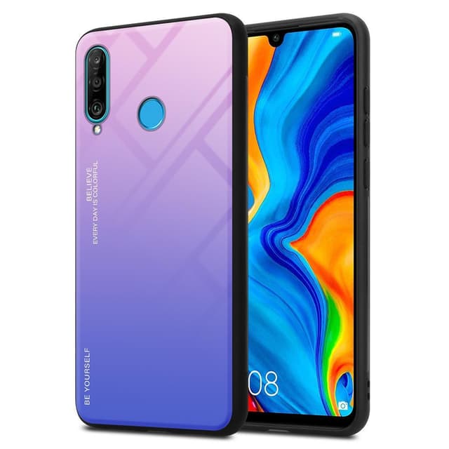 Suojakuori Huawei P30 LITE Kotelo (Musta)