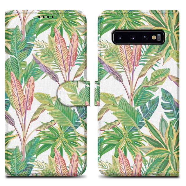 Samsung Galaxy S10 4G Pungetui Cover Case (Grøn)