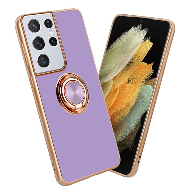 Samsung Galaxy S21 ULTRA Cover Etui Case (Lilla)