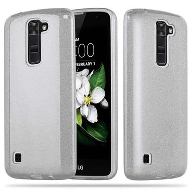 LG K7 2016 Skal Fodral Case (Silver)
