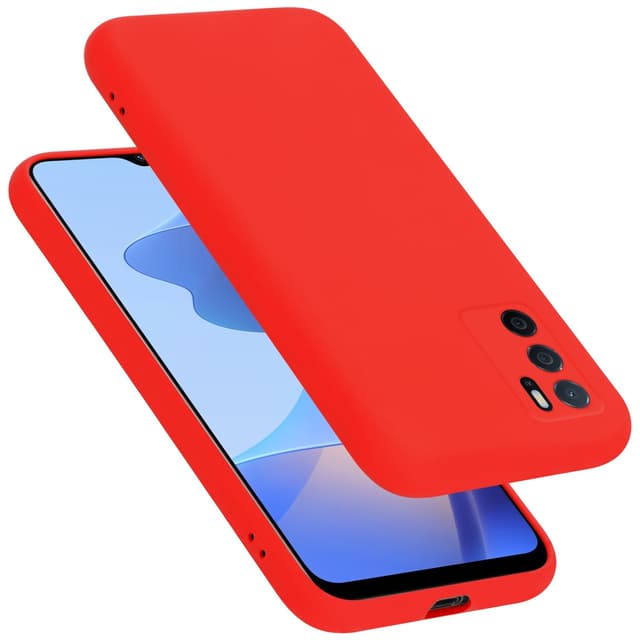 Oppo A16s / A54s Suojakuori Kotelo Case (Punainen)