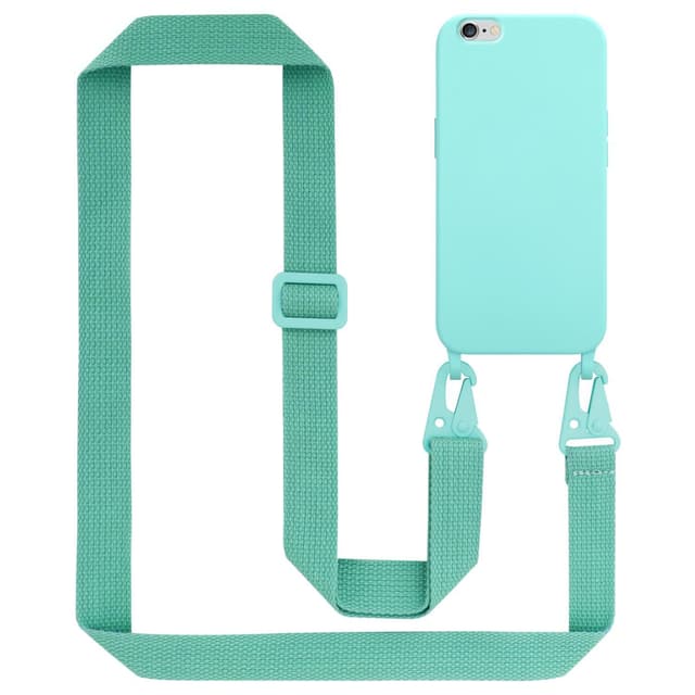 Deksel iPhone 6 / 6S med Halskjede (turkis)