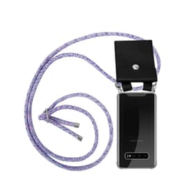 Etui Samsung Galaxy S10 4G Cover Kæde (Lilla)