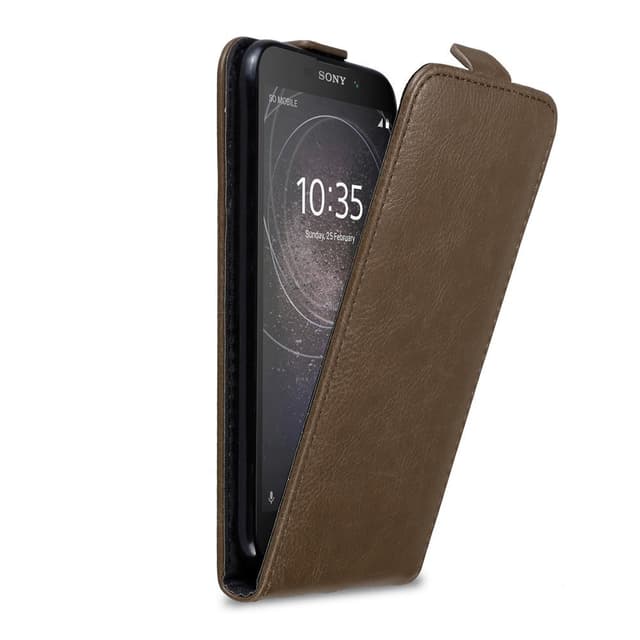 Sony Xperia L2 Pungetui Flip Cover (Brun)