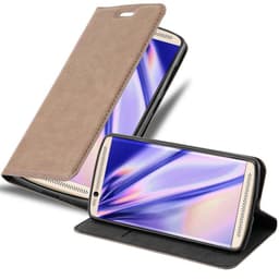 ZTE Axon 7 MINI Suojakuori Lompakkokotelo (Ruskea)