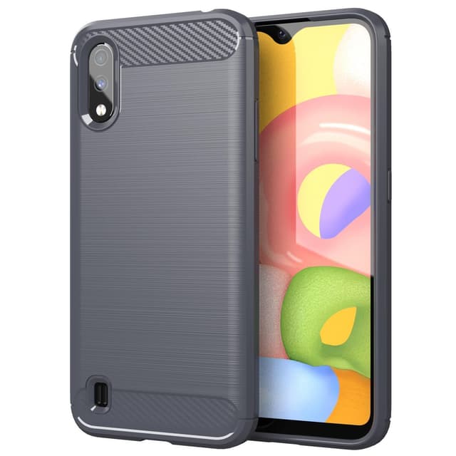 Samsung Galaxy A01 Skal Fodral Case (Grå)
