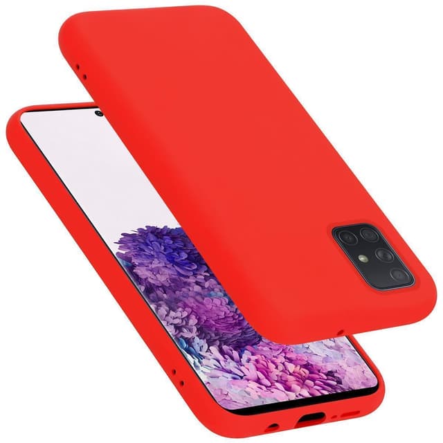 Samsung Galaxy A51 5G Suojakuori Kotelo (Punainen)