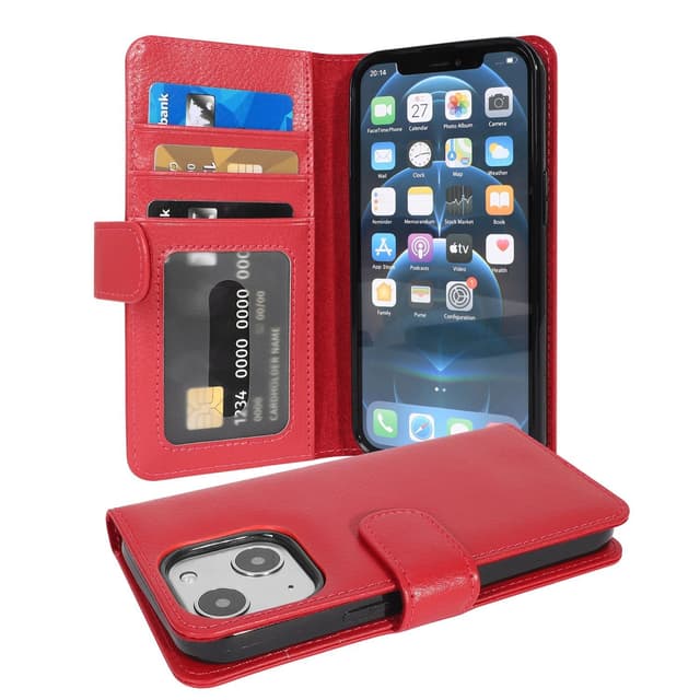 iPhone 13 MINI Pungetui Cover (Rød)