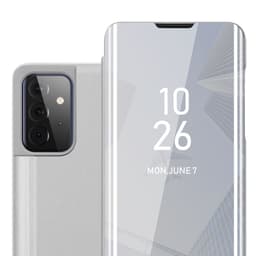 Samsung Galaxy A72 4G / 5G Plånboksfodral Skal (Silver)