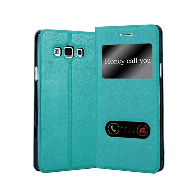 Samsung Galaxy A7 2015 Plånboksfodral Skal (Turkos)