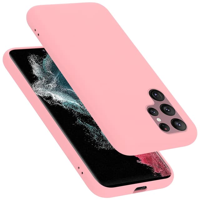 Samsung Galaxy S22 ULTRA Cover Etui Case (Lyserød)