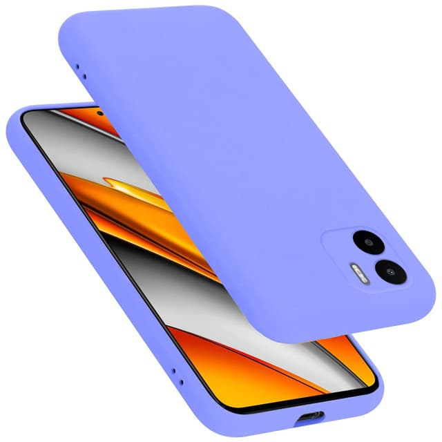 Xiaomi RedMi A1 silikondeksel case (lilla)
