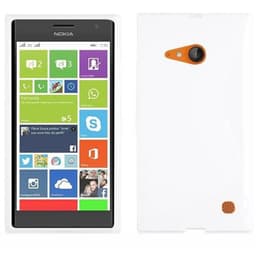 Nokia Lumia 730 Suojakuori Case Cover (Valkoinen)
