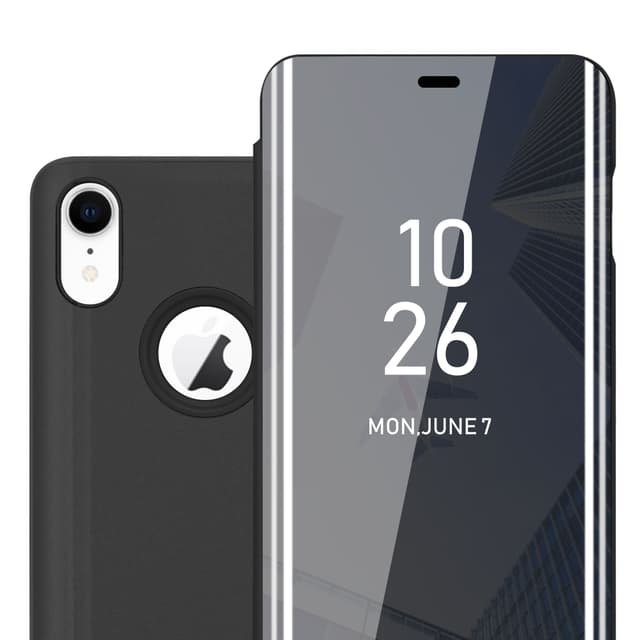 iPhone XR lommebokdeksel etui (svart)
