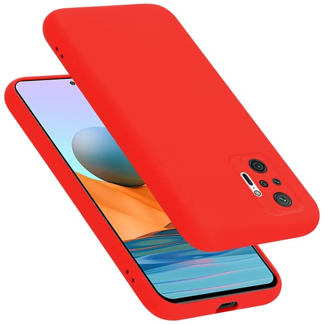 Xiaomi RedMi NOTE 10 PRO Cover Etui Case (Rød)