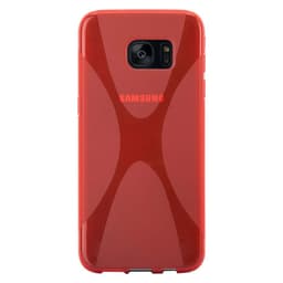 Samsung Galaxy S7 EDGE Skal Fodral Case (Röd)