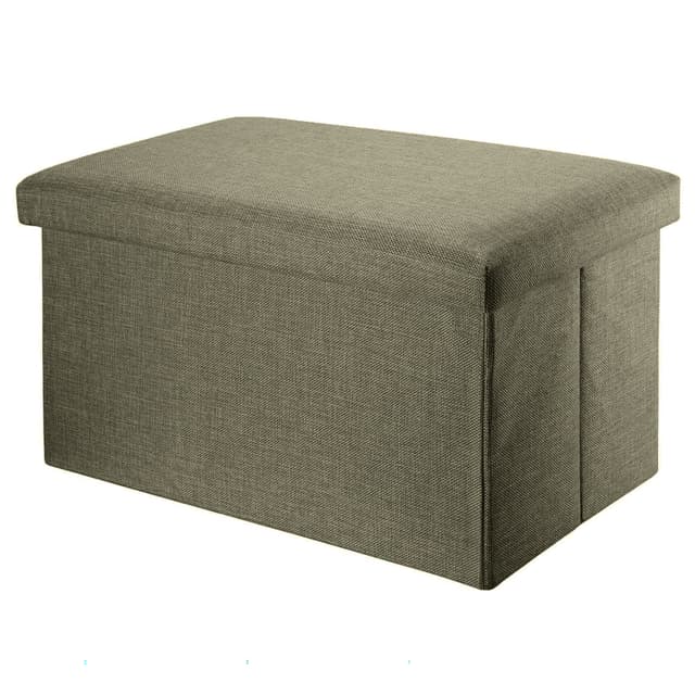 Hopfällbar bänk 78x38x38 cm Sittpall Sittkub (brun)