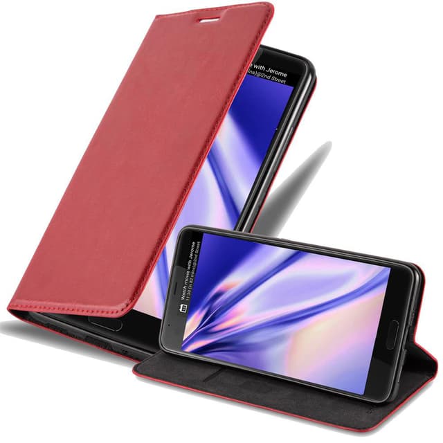 HTC U ULTRA Skal Fodral Case (Röd)