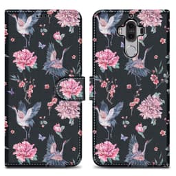 Huawei MATE 9 Plånboksfodral Skal (Svart)
