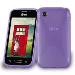 LG L40 Suojakuori Suojakotelo (Violetti)