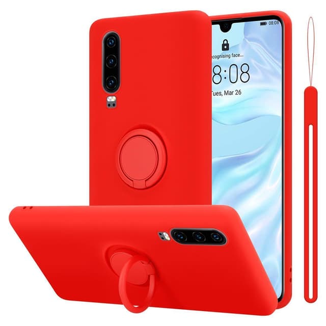 Huawei P30 Cover Etui Case (Rød)