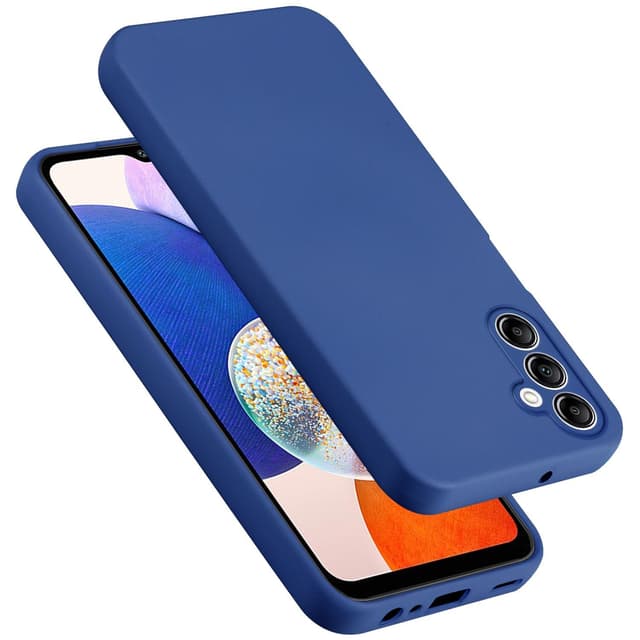 Samsung Galaxy A14 4G / 5G / M14 Skal Fodral Case (Blå)