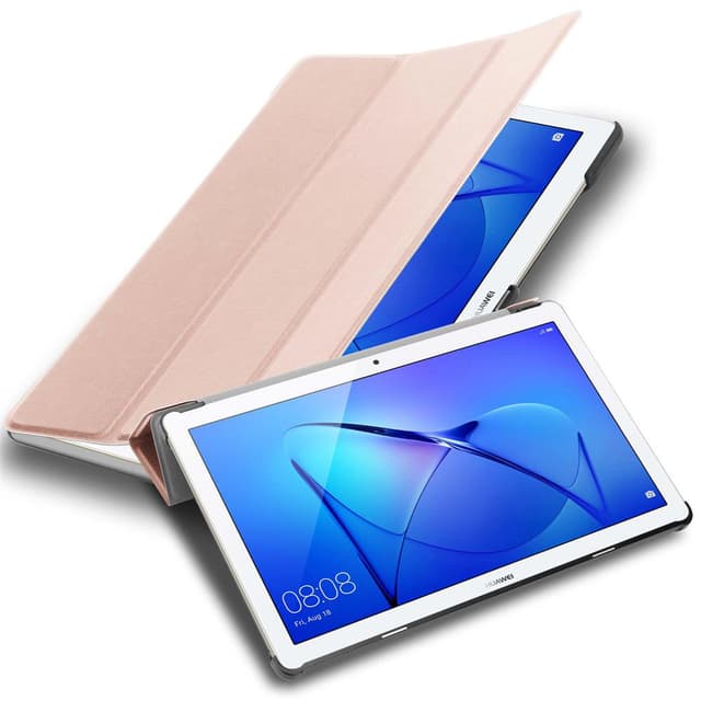 Huawei MediaPad T3 10 (9.6 tum) Skal Fodral Case (Rosa)