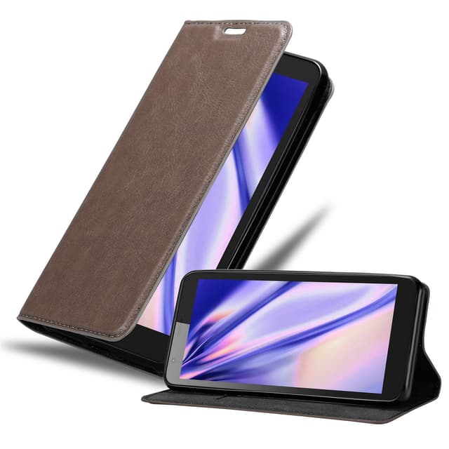 ZTE Blade L8 lommebokdeksel case (brun)