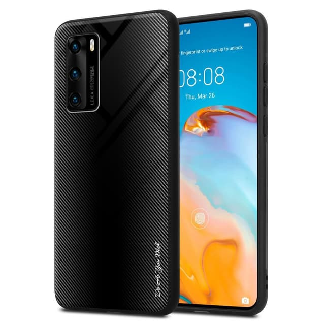 Huawei P40 Suojakuori Kotelo (Musta)