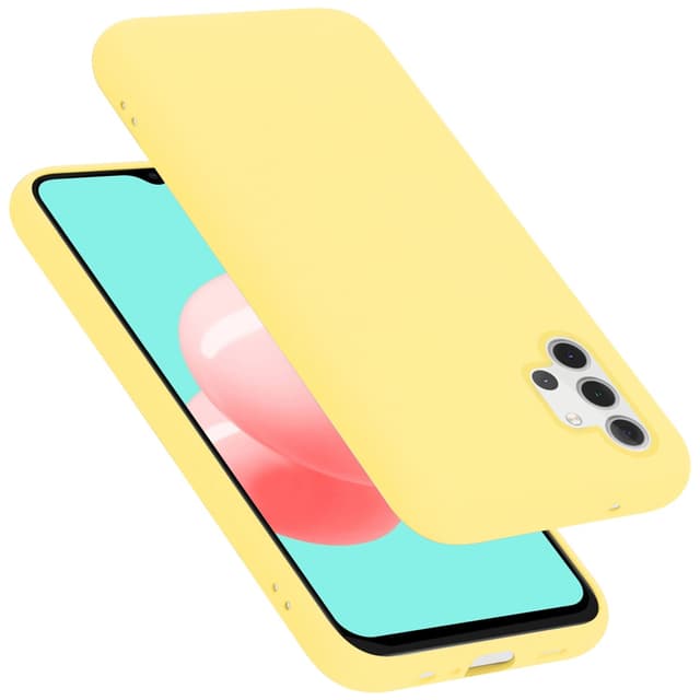Samsung Galaxy A32 5G Suojakuori Kotelo (Keltainen)