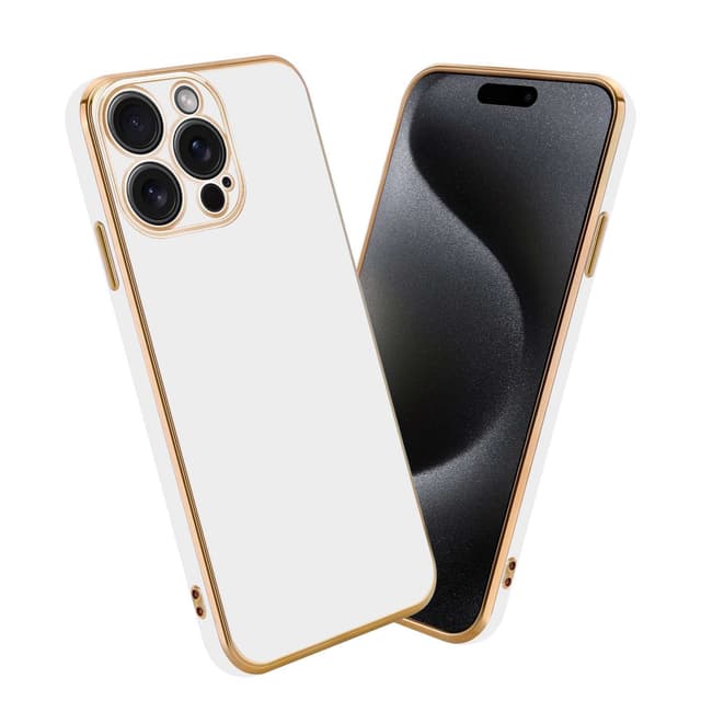 iPhone 15 PRO Skal Fodral Case (Vit)