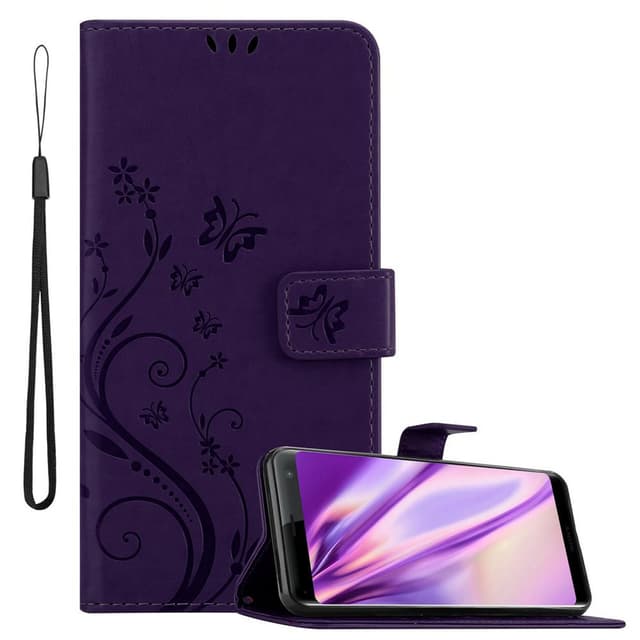 Sony Xperia XZ3 Plånboksfodral Skal (Lila)